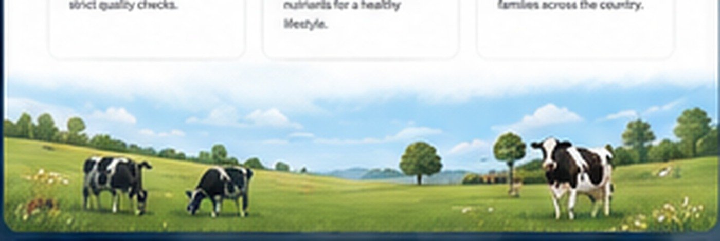 Dairy farm landscape